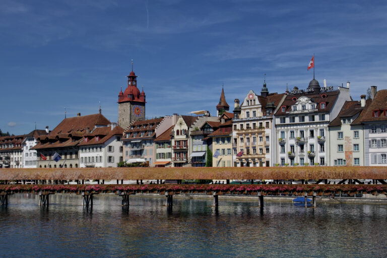Lucerne Old Town Chapel Bridge