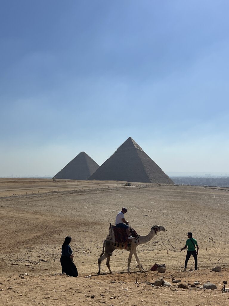 Pyramids of Giza near Kairo