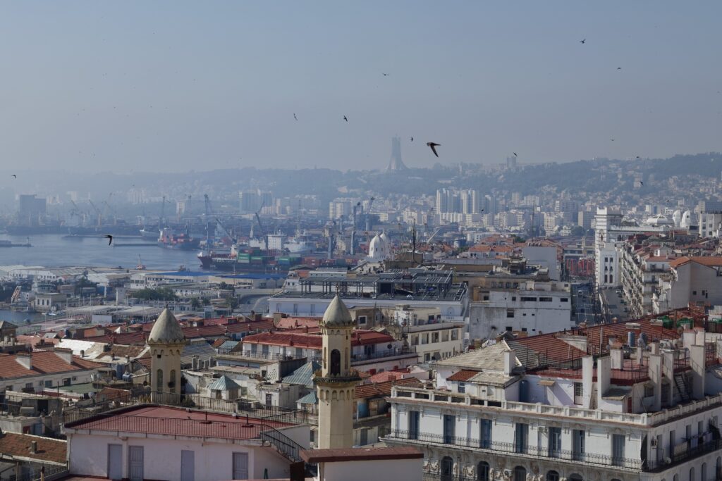 Algiers. View on the port of Algiers